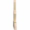 Ekena Millwork Saratoga Rough Sawn Timber Gable Bracket, Douglas Fir, 72"W x 27"H x 2"D x 6"F, 9/12 Pitch GBW072X27X0206SAR00RDF - alternate 5